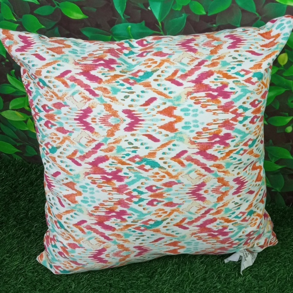 🏠 🍒 Multi Color Outdoor Throw Pillow